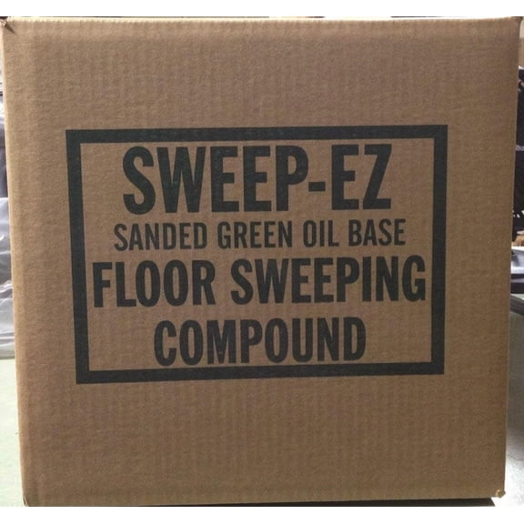 Sorb-All 3402 Sanded Oil-Base Sweeping Compound, 50 lb, Green