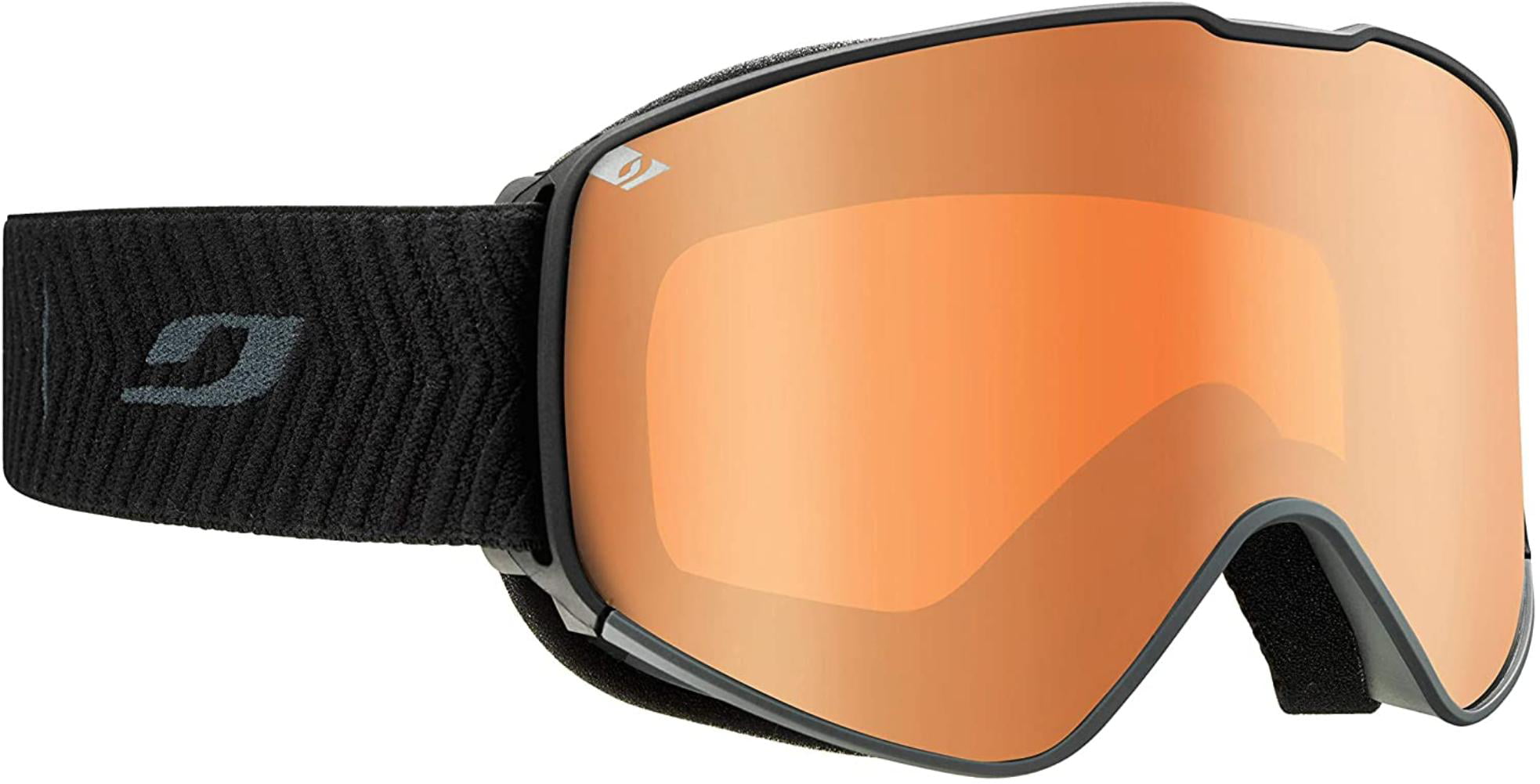 Julbo Alpha Snow Goggles, Black Frame - Spectron 3 Orange Lens w 