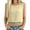 c01Yellow, variant on JGGSPWM Summer Tank Tops for Women Fashion Round Neck Sleeveless Casual Boho Cami Slim Fit Smocked Bottom Fitted Waist Shirts Black S