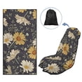 thumbnail image 5 of Xixirimido Vintage Daisy Flower Print Car Towel Seat Covers Multifunctional Towel for Gym Outdoor Sport, Picnic, Beach, Pet Travel, Non-Slip Washable Car Seat Protector,, 5 of 8