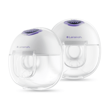 Lansinoh Discreet Duo Wearable Double Electric Breast Pump, Hands-Free Portable Breast Pump