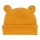 thumbnail image 5 of Sonducket Sombrero de bebé sólido mantener elástico multifuncional niñas niño sombreros accesorios infantiles niños gorras de niño otoño amarillo jengibre 2Conjunto, 5 of 6