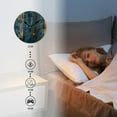 thumbnail image 4 of 10 Inch Wall Clock Battery Operated Silent Clock Decorative for Office, Kitchen, Outdoor, Living Room，Blue Planks Wooden Brown Beautiful, 4 of 4