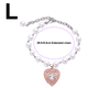 thumbnail image 2 of Collar con forma de corazón de cristal para mascotas, gatos, perros pequeños, joyas con perlas brillantes y diamantes de imitación, 2 of 5