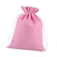thumbnail image 4 of 50 bolsas de regalo con cordón para Navidad, bodas y Halloween. Rosa, 4 of 9