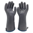 thumbnail image 2 of Liquid Silicone Heat Resistant Oven Gloves - Food Grade, Waterproof, BPA-Free, with Fingers, for Cooking, Baking, Grilling, Smoker, and Rotisserie Use, Durable and Safe Kitchen Gloves, 2 of 4