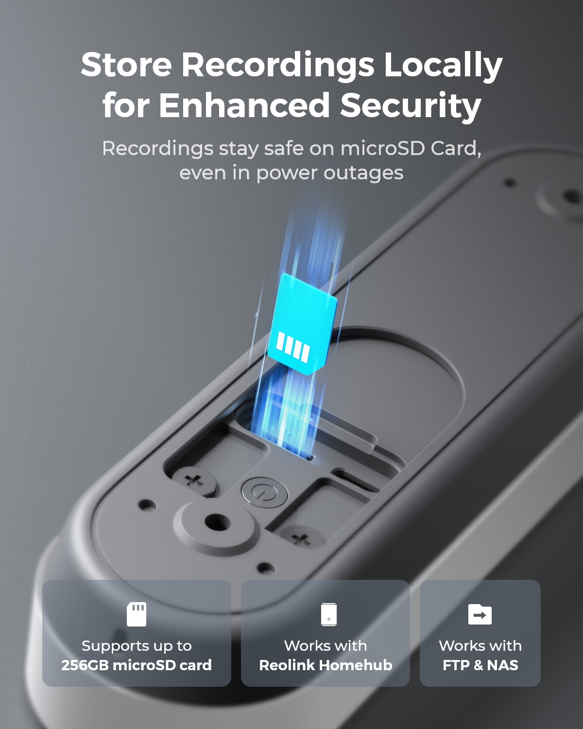 Reolink Video Doorbell Battery WiFi Camera, 5MP, 180° Person/Vehicle/Package Detection, 2-Way Talk
