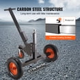 thumbnail image 6 of VEVOR Adjustable Trailer Dolly, 1500lbs Tongue Weight Capacity, 2 in 1 Trailer Mover with 23.6''-35.4'' Adjustable Height & 2'' Ball, 16'' Pneumatic Tires & Universal Wheel, for Moving Car RV Trailer, 6 of 9