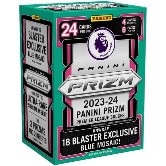 2023/24 Panini Prizm Premier League EPL Soccer 6-Pack Hobby Blaster Box