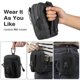 thumbnail image 2 of Fundas tácticas universales para teléfonos móviles, tipo Molle, para cinturón, bolso, cartera, estuche para teléfono con cremallera., 2 of 5