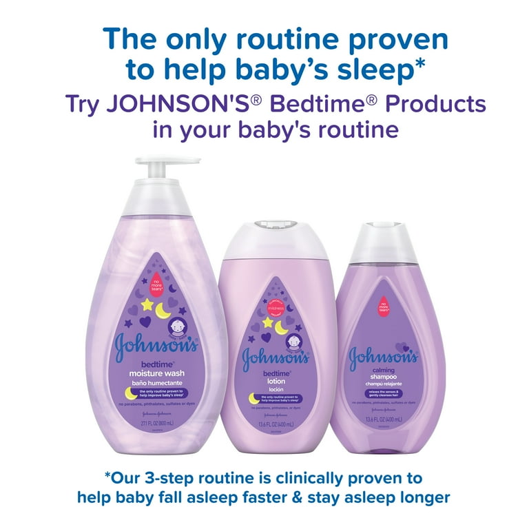 Johnson s Calming Baby Shampoo with NaturalCalm Scent 13.6 fl. oz
