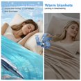 thumbnail image 2 of Shark Coastal Cooling Blanket, Lightweight Breathable Summer Throw Blanket with Double Sided Cold Effect, Summer Beach Coral Ocean Nautical Picnic Beach Blankets Bed Sheet for Hot Sleepers 50"x60", 2 of 8