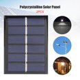 thumbnail image 2 of Cargador de panel solar portátil de 0.3W 3V 65x48mm Mini módulo solar de bricolaje (2 piezas) Tmvgtek 3lm2at4ne8an4gm1D02, 2 of 9