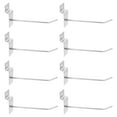 thumbnail image 7 of REOFLYUP Shop Display Hook Slatwall Hooks Silver Iron 20Pcs for Retailers and Homeowners, 7 of 7