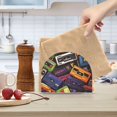 thumbnail image 2 of Yayeee Napkin Holder for Table Kitchen Paper Tissue Organization, Retro Cassette Pattern, 2 of 8