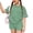 Army Green, variant on Grblisyd Girls Summer Outfits Casual Plaid Cute Short Sets Loose Short Sleeve T Shirts Top and Shorts Athletic Clothes Green 3-4Y