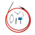 thumbnail image 2 of Luzkey Rotary Cable Sewer Dredge Shaft Sewer Descaling Chain Dredging Drain Cleaning Machine Replacement PVC Tube Maintenance Tool 500cm, 2 of 8