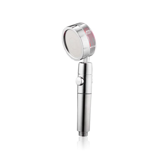Cabezal de ducha gotatable alta presión ahorro de agua ahorro de agua cabezal de ducha boquilla reemplazo de plástico baño baño de baño adultos rectos rojos Inevent HA010787-03