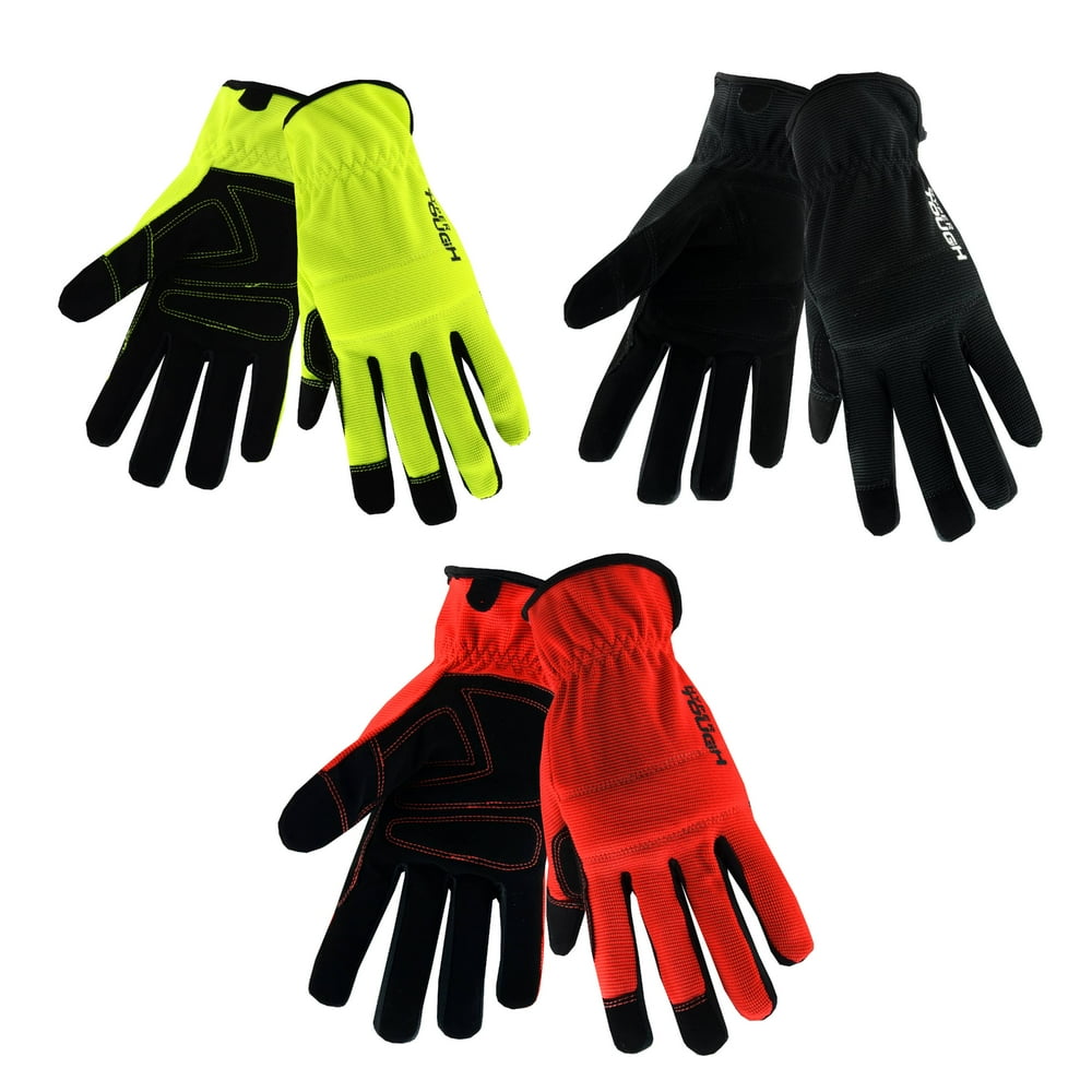 Hyper Tough Economy Performance Synthetic Leather Glove with Padded