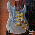 thumbnail image 4 of Fender Strat HD 10 Inch Miniature Guitar Replica Collectible Silver, 4 of 5