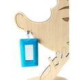 thumbnail image 2 of Clip-on Earrings Square Earrings Blue Non Pierced, 2 of 2