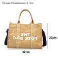 thumbnail image 2 of Bolso de lona de gran capacidad con monograma MFZFUKR CPB-US-PSF1064-2, 2 of 5