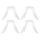 thumbnail image 1 of almohadillas nasales de silicona suave en forma de U para gafas, almohadillas antideslizantes para soporte nasal, pieza nasal transparente de repuesto para puente nasal de gafas, 1 of 8