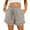 Gray, variant on Rezuofi 1 Pcs Womens Casual Shorts High Waisted 2025 Fashion Beach Cruise Shorts Cute Comfy Summer Shorts with 2 Pockets