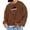 Brown, variant on UVEASISHA Fun Christmas Gifts for Men Crewneck Sweatshirts Novelty Wine Glass Printed Long Sleeve Pullover 2024 Fashion Xmas Oversized Sweatshirt Top Christmas on Sale Black 2XL