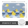 thumbnail image 2 of Goofa 16"x24" Inches ducklings swim on the sea waves Pattern Doormats for Outdoor Entrance - Non-Slip Welcome Mat, Heavy Duty Door Mats Outdoor, Spring Doormat, 2 of 7