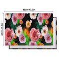 thumbnail image 6 of Pioneer Flower Floral Print Pattern Summer Placemats Table Placemats Set Of 4-Linen Kitchen Washable Placemats Table Mats 12x18 Inch Non-Slip Heat Resistant, 6 of 6