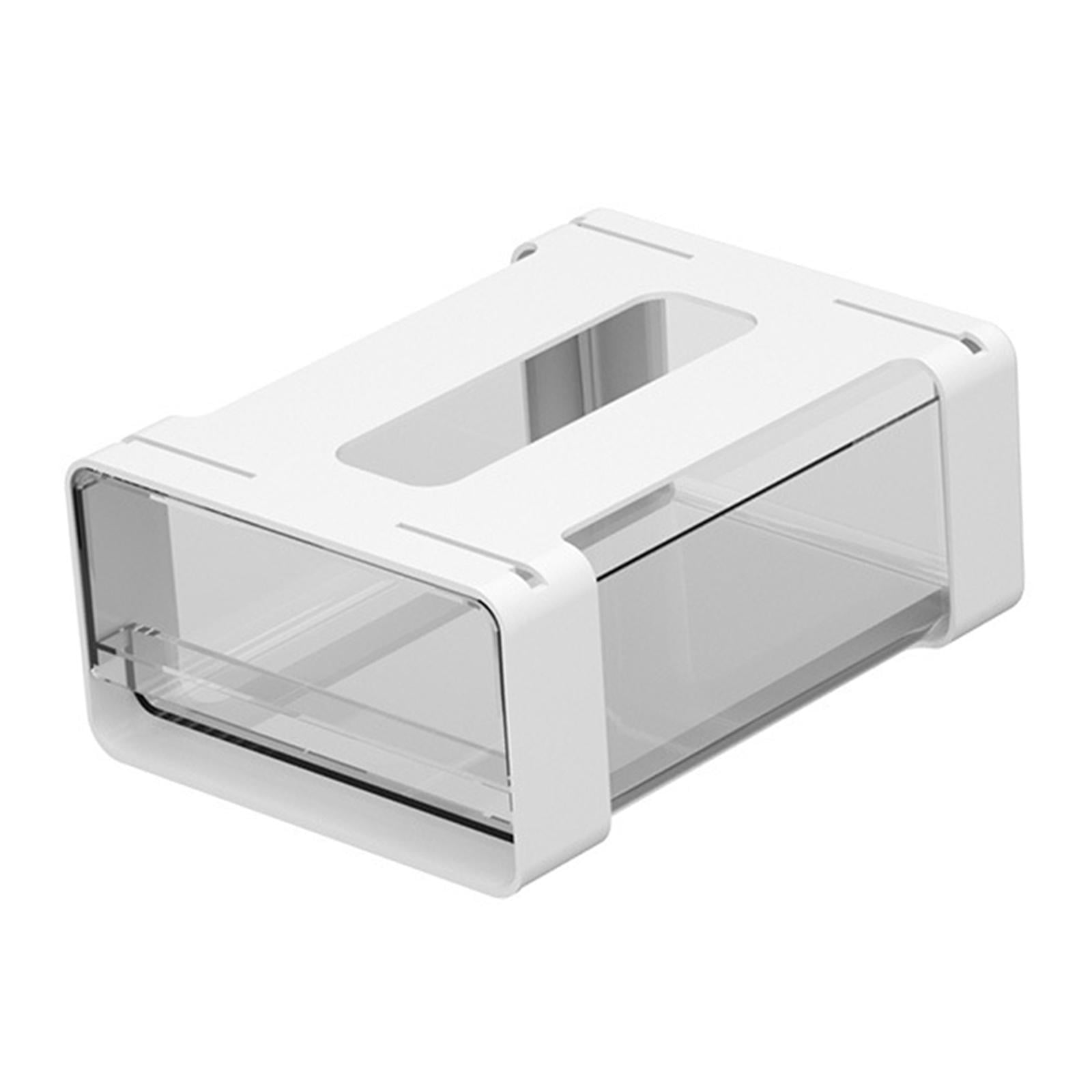 Hidden under Desk Drawer Attachment Organization, under Desk Drawer Storage Box for Home, Classroom, Stationery, Kitchen, Office S