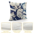thumbnail image 4 of PHYHOO  Ink and Wash Cat Bule Throw Pillow Cover, Cushion Case Outdoor Decoration for Sofa Couch Farmhouse, 4 of 5