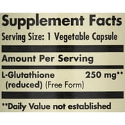 Solgar L-Glutathione 250 mg - 30 Vegetable Capsules