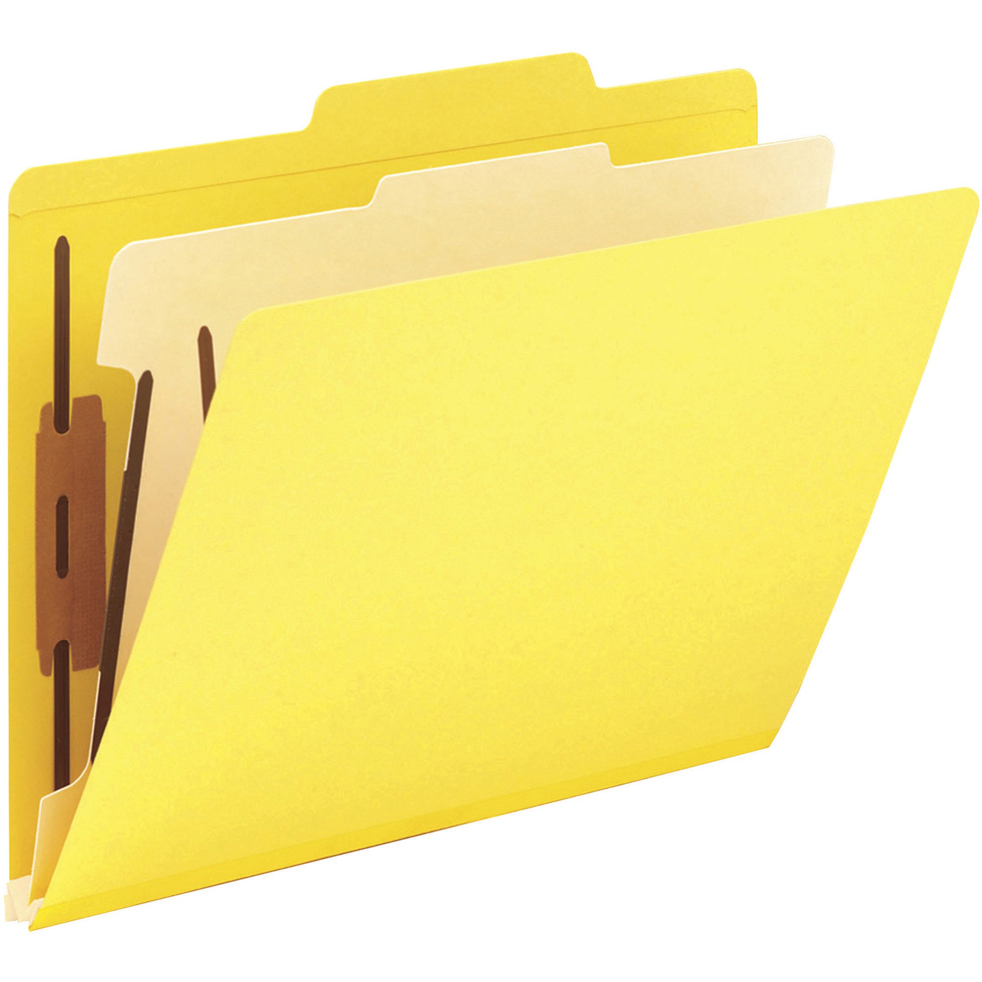 Smead Classification Folders 1 Divider Yellow 10/BX Letter (13704