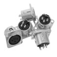 thumbnail image 2 of 5PCS XLR Female Panel Mount Microphone Audio Connector Durable Pin Easy Installation for Sound Systems Studio Equipment Versatile Compatibility, 2 of 5