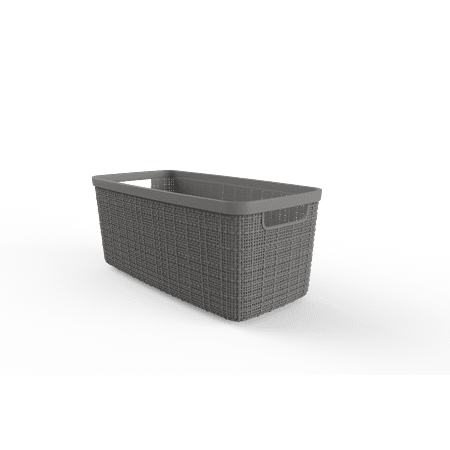 Curver Jute Small Long Grey Half Bin