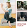 thumbnail image 3 of HONMEET Non Slip Exercise Mat Workout Pad TPE Grey Home Use 1Pcs, 3 of 8