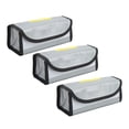 thumbnail image 2 of Fireproof Battery Bag, Air Isolation Easy To Use Lipo Safe Bag PVC Fiber 3Pcs Great Protection  For Charging, 2 of 8