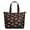 Pizza, variant on Multipurpose Travel Tote Bag Featuring Scientific Knowledge Technology Prints Lightweight Weekender Bag with Multiple Pockets, Ideal for Science Classroom Study Sessions