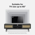 thumbnail image 6 of mopio Haylee TV Stand, Modern Farmhouse Television Stand for 55/60/65 inch TV, Natural Rattan Boho Entertainment Center with Storage, Media Console Credenza Table for Living Room, Bedroom (Black 59"), 6 of 6