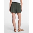 thumbnail image 4 of Time and Tru Women's Double Cloth Cargo Shorts, Sizes XS-XXXL, 4 of 6