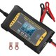 thumbnail image 4 of HTRC 10A 12V/24V cargadores de batería inteligentes pantalla LCD herramientas de reparación de pulso de 7 etapas JShteea libre de BPA, 4 of 9