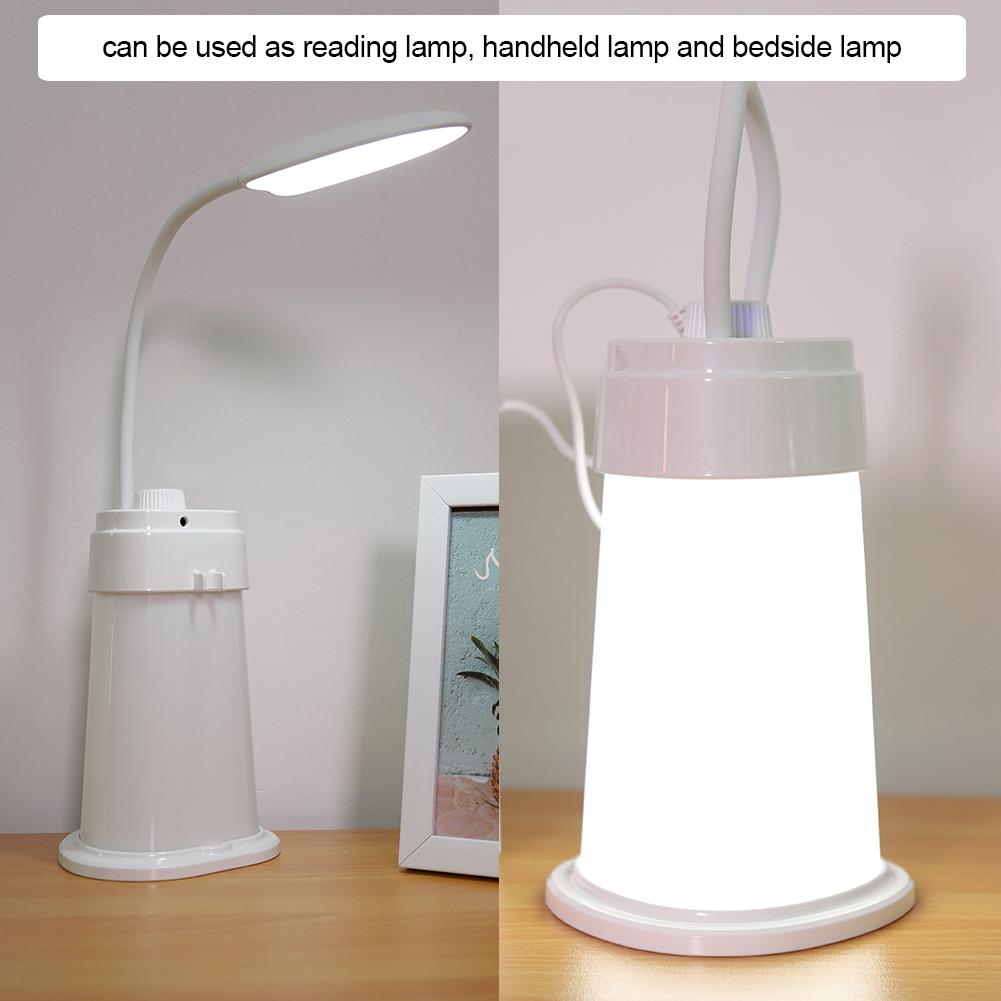 Herwey Desk Lamp, USB Lamp,Kids Reading Light Study Desk LED Lamp for
