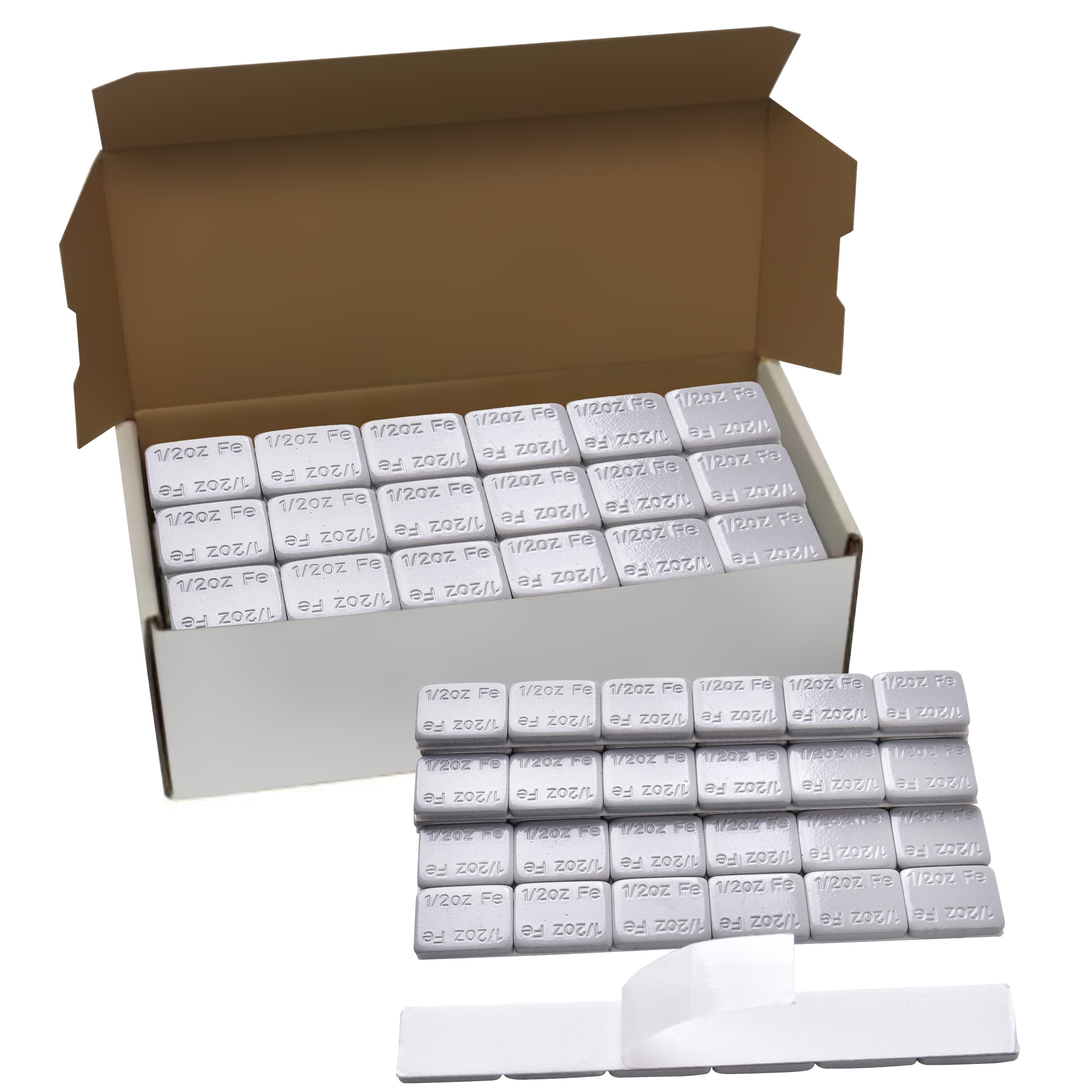 Wheel Weight 1/2oz Adhesive Stick On Wheel Weights,Gray,9pounds