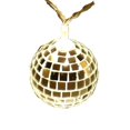 thumbnail image 4 of Cadena de luces LED con forma de bola de espejo de 4 cm de diámetro, luces decorativas para salón de baile, luces para festivales, luces colgantes decorativas de estilo nórdico, 4 of 5