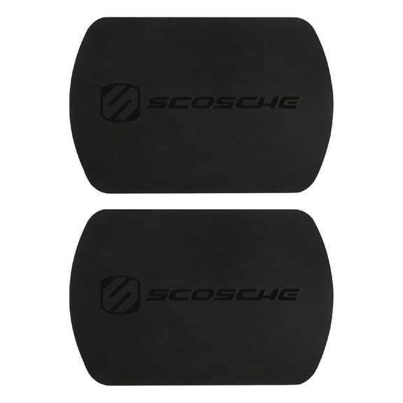 Scosche MPLT54L-2PKBP0 MagicMount Universal Metal Plate Replacement Kit w/ Strong Hold 2 pk Black