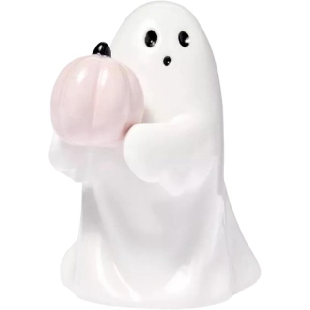 Decoraciones de fantasmas, linda figura decorativa de fantasma de Halloween, mini estatua de resina espeluznante para el hogar de Halloween, decoración de estante interior para fiesta navideña al aire
