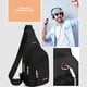 thumbnail image 4 of Waterproof Strap Bag Crossbody Backpack Men Ladies Strap Backpack Hiking Backpack Multipurpose Messenger Chest Bag, 4 of 4