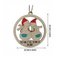 thumbnail image 4 of Adorno de Navidad de madera Corte digital Adorno de árbol de Navidad Regalo de Navidad Decoración del hogar Wmkox8yii gf6204, 4 of 4